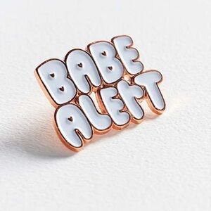 Babe Alert by Hannah Nance Yesterday’s Enamel Pin